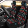 Coprisedili Auto Stampa Navajo per Uomo Donna Modello Sud-Ovest Copertura Protettiva Sedile Anteriore Set Completo 2 Pezzi Taglia Universale