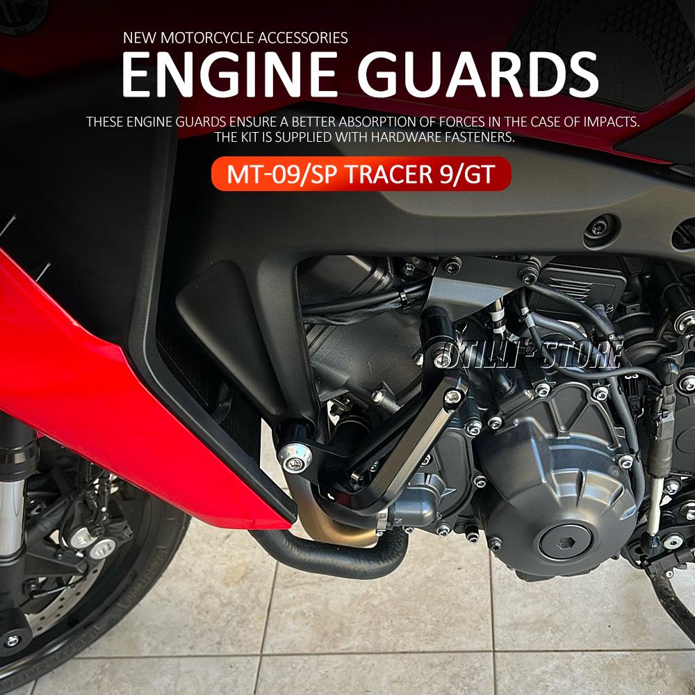 CNC Falling Protection Frame Slider Fairing Guard Crash Pad Protector For YAMAHA MT-09 MT 09 SP Tracer 9 Tracer9 GT XSR 900