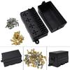 Relé de 12 Vias Para Carro 12V40A Preto Com Terminal de Fusível