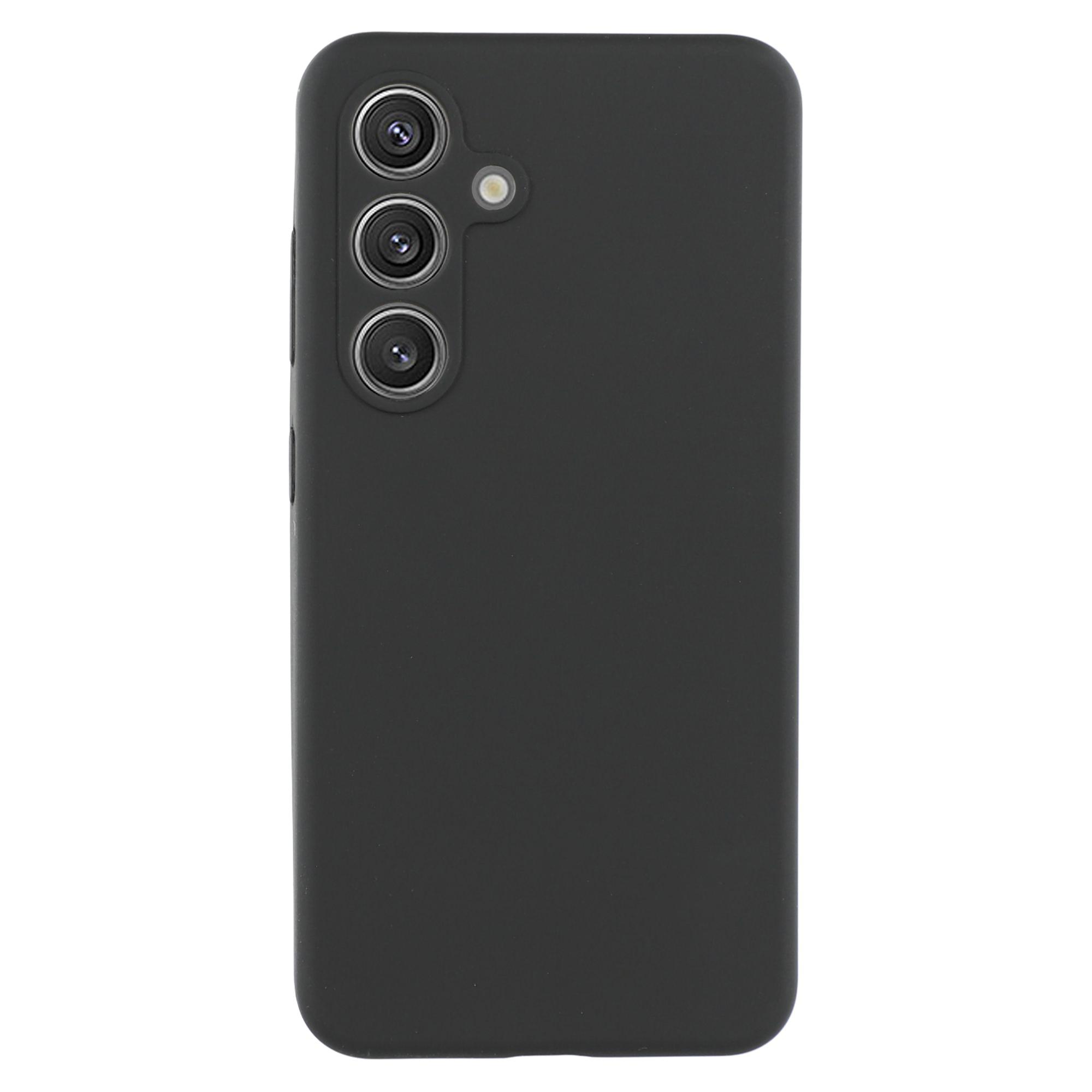 

For Samsung Galaxy S25 Cell Phone Case Liquid Silicone Dropproof Cover Black