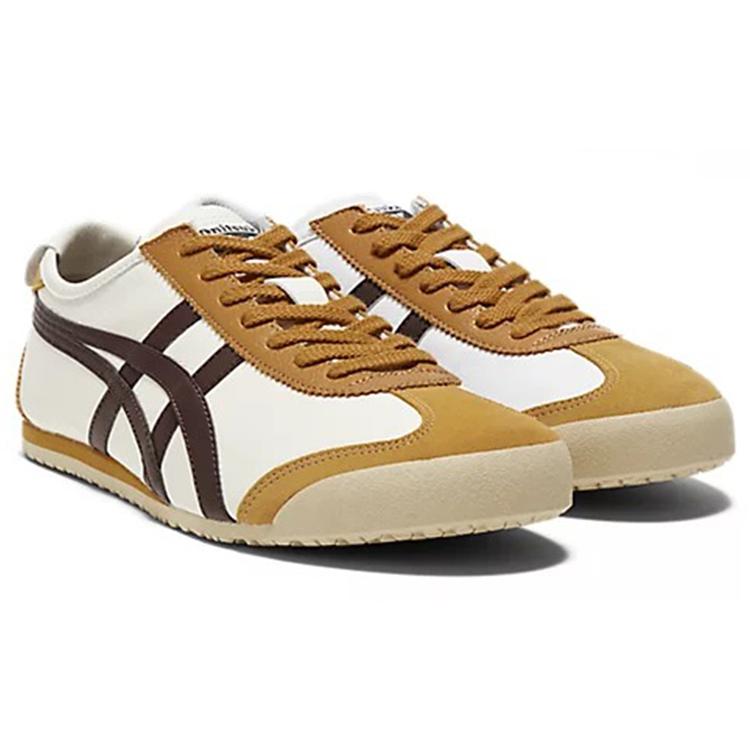 ONITSUKA TIGER Mexico 66 'Cream Licorice Brown' (Unisex) Creme / Lakritzbraune Laufschuhe 1183A201 117