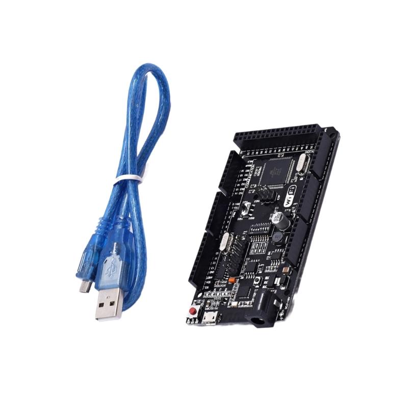 WiFi R3 ATmega2560 ESP8266 ATmega2560 32Mb Memory USB Ch340G for ATmega2560 Development Board Module Accessory