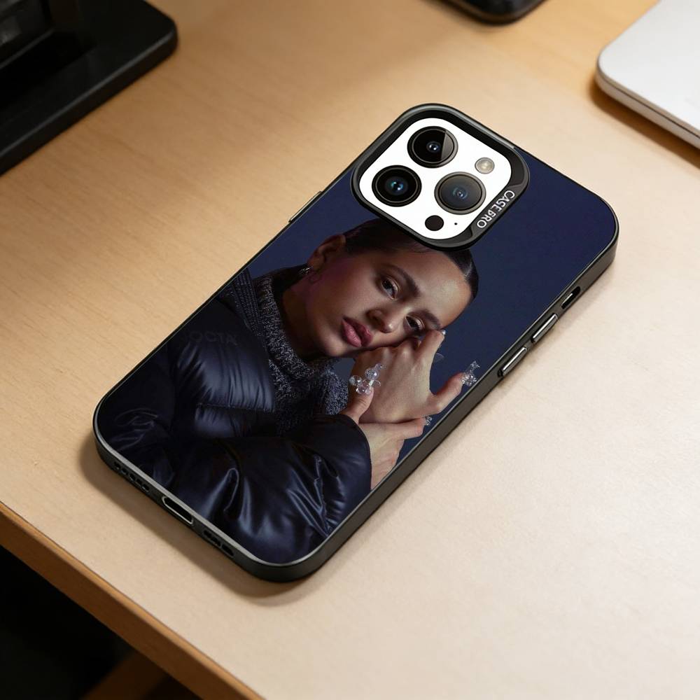 

Singer R-ROSALíA Phone Case For iPhone 17,16,15,14,13,12,11 Plus,Pro Max,XS,Colorful Silver Phone case Funda Cover iPhone16