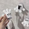 Cute Hand Shaped Toothbrush Holder With Strong Suction Cup No Drilling Easy Install Perfect For Bathroom Wall Storage Home Use