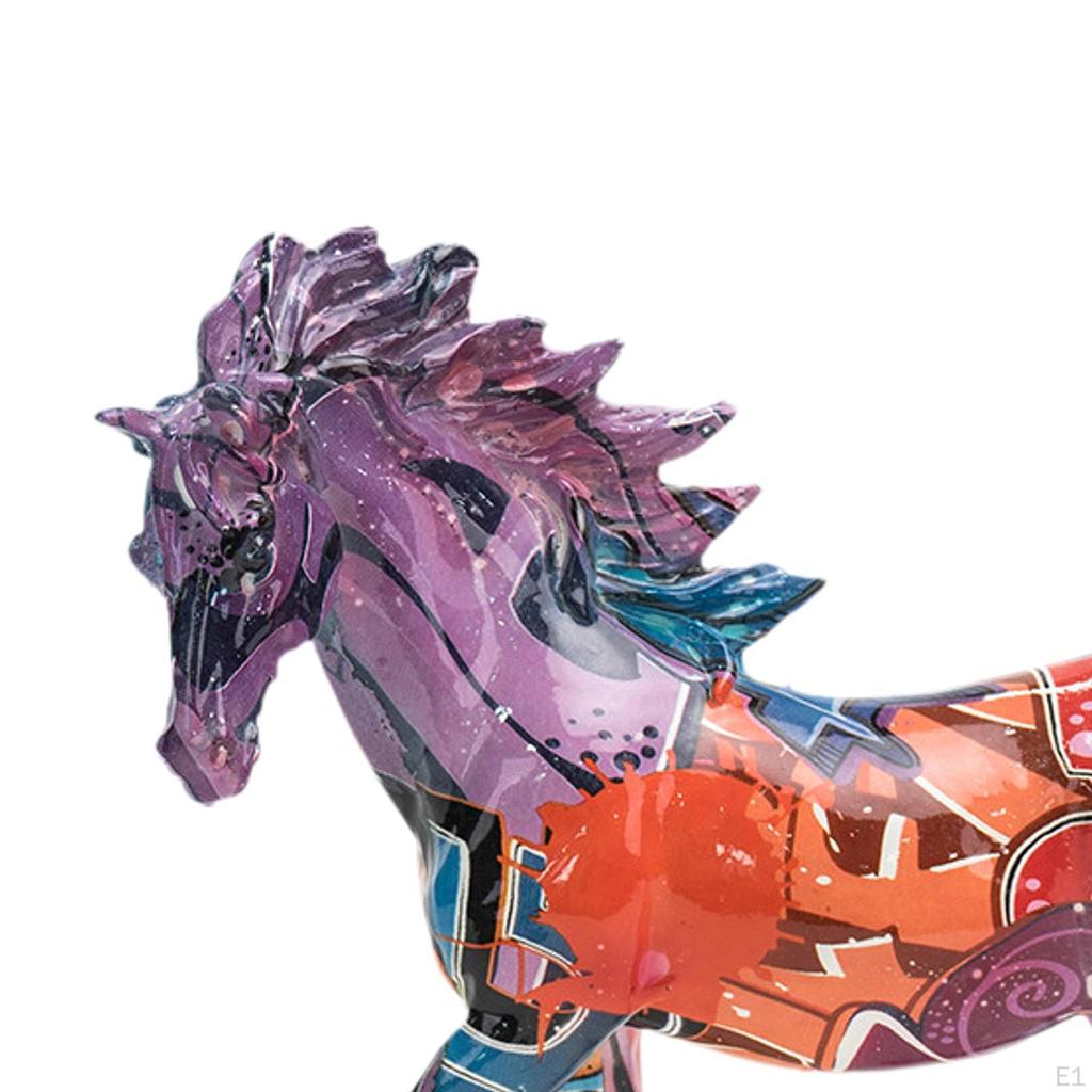 Horse Statue Figurine Resin Collection Creative Ornament Sculpture for Decoration
