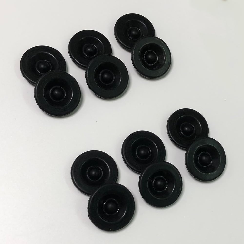 12Pcs Rubber Grease Plugs Hub Dust Cap, Trailer Hub Bearing Dust Caps, Trailer Axle Wheel Hub Cap For Trailer Dexter Lube RV Camper