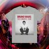 Bruno Mars Grafikdruck T-Shirts für Unisex und Damen Universell Moderne Popstar-Fans Rundherum Weiche Baumwolle Mode T-Shirts