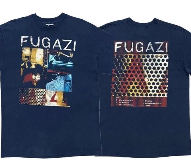 

Fugazi UK Tour T-T-shirt 2 sided Navy S