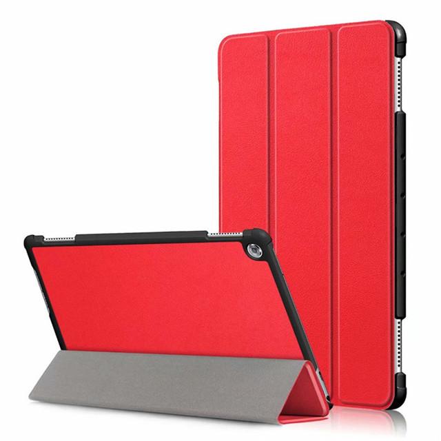 Case for Huawei MediaPad M5 Lite 10 BAH2-W19/L09/W09 Ultra Slim Pu Leather Stand Cover for Mediapad T5 10.0 Case