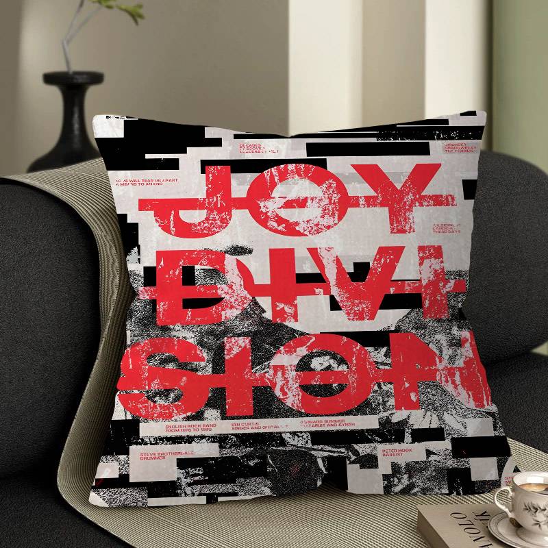Band J-Joy D-Division Pillow Cover Design Cushion Cover Decor Holiday Decorati