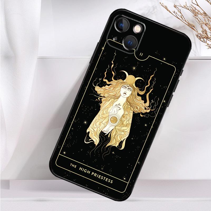 Witches Moon Tarot Mystery Totem Shockproof Case For iPhone 17 16 Pro Max 11 14 15 Plus 12 13 Mini 16e 17 Air Phone Cover