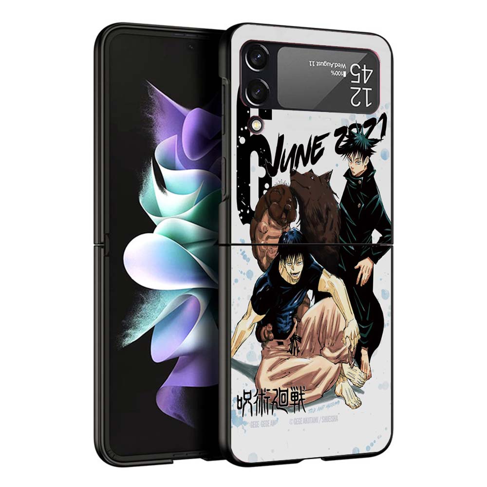 JusuKaisen Fushiguro Toji Phone Case For Samsung Galaxy Z Flip7 Flip6 5G Flip5 Flip4 Flip3 ZFlip 7 6 3 4 5 Shockproof Back Cover