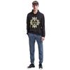 VERSACE JEANS COUTURE Sweatshirts Men's Black Hooded Moderate Regular EB7GUA-711E3-6604