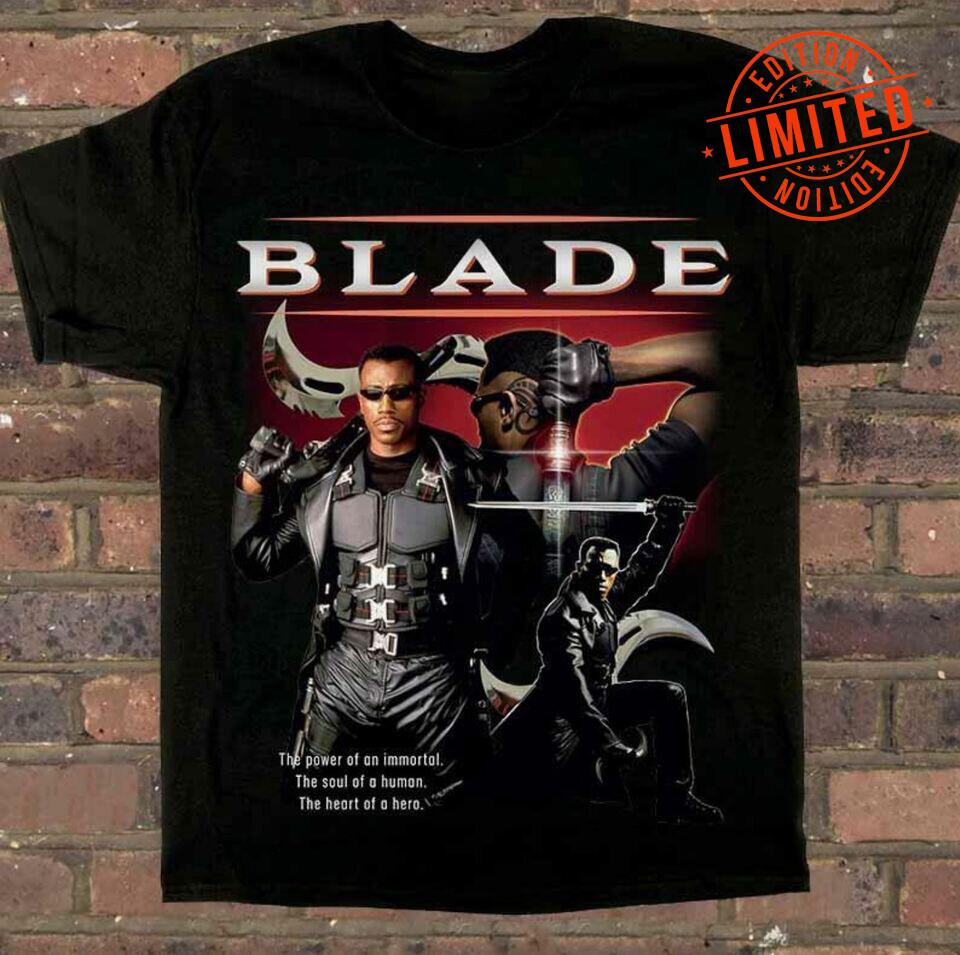 Blade TShirt Black Runner Movie Shirt Tshirt Men#039;s Size Classic BLADE Tee Unisex T-Shirt XL
