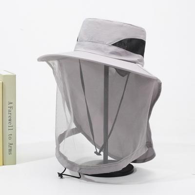 Neuer Insektenschutz-Bucket-Hat aus Netzgewebe mit Mücken- und Bienenschutz – Sonnenschutz für Damen und Herren beim Camping
