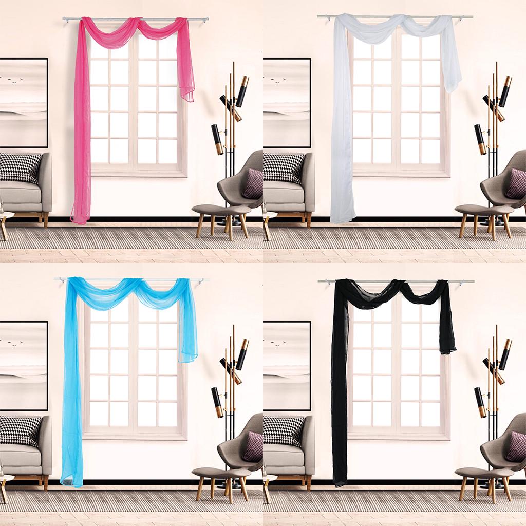 Buy Voile Curtain Swags All Colours Pelmet Valance Net Curtains Voile