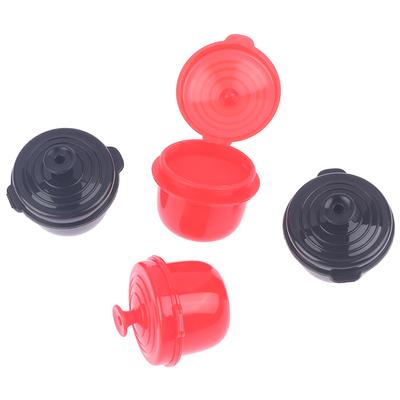 Lot de 4 mini boîtes à sauce ketchup portables pour petite vinaigrette, boîte à bento