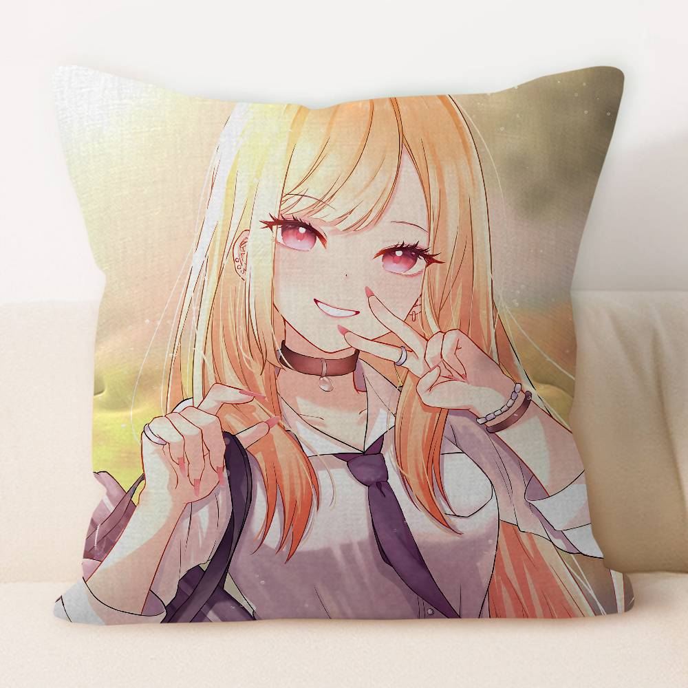 M-Marin Kitagawa Office Cushion Pillowcase Car Cushion Cover45X45CM Lumbar Pillowcase Sofa Pillowcover
