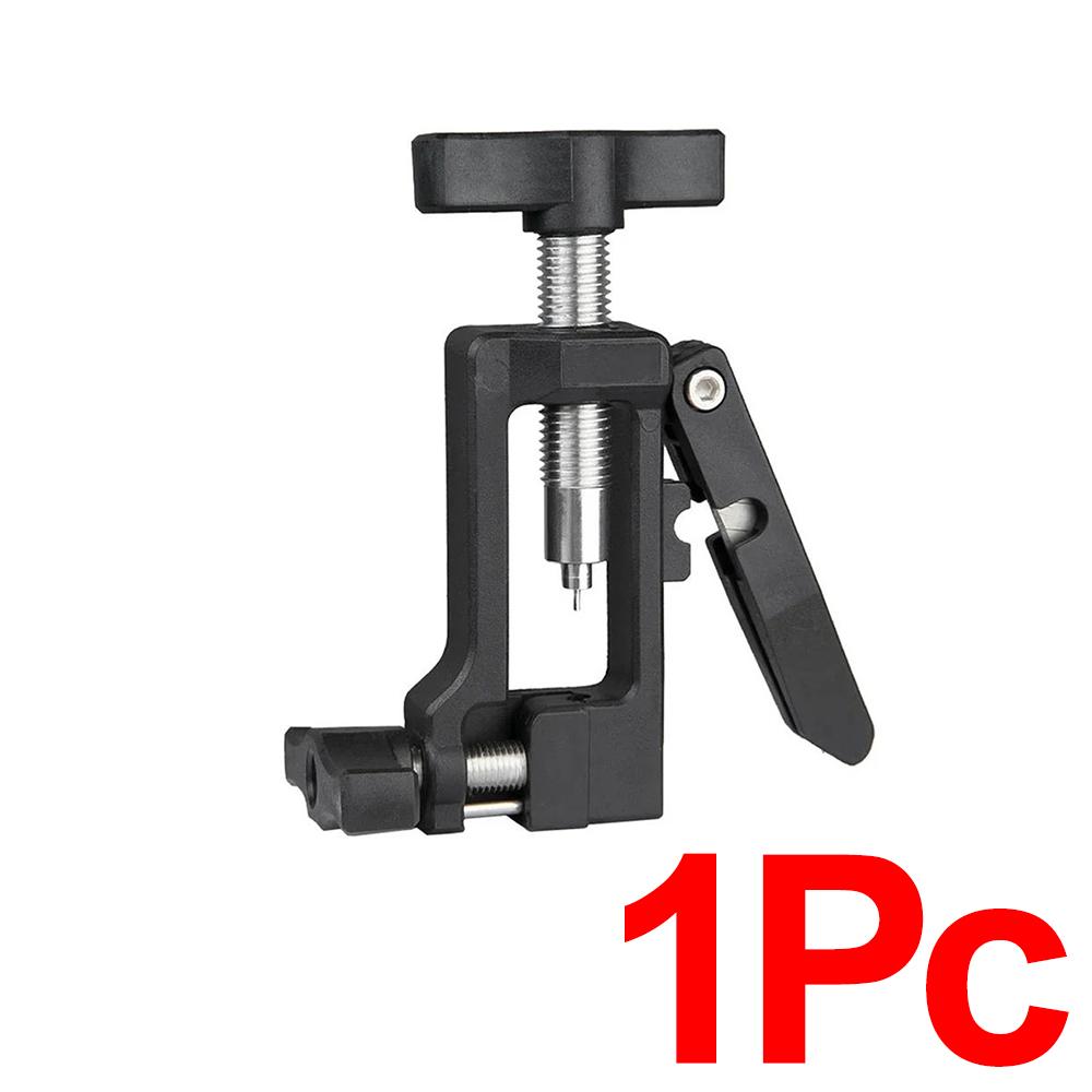 

Disc Brake Barb Installation Tool Bicycle Hydraulic Brake Tools CNC Aluminum Hose Cutter Olive Fitting Professional Repair Tool Nylon-Black Silver