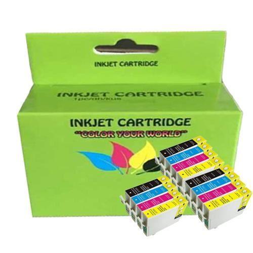 12x T0715 cartouche d'encre T0711-T0714 de Epson Stylus SX400 SX400 Jet d'encre Imprimante WIFI