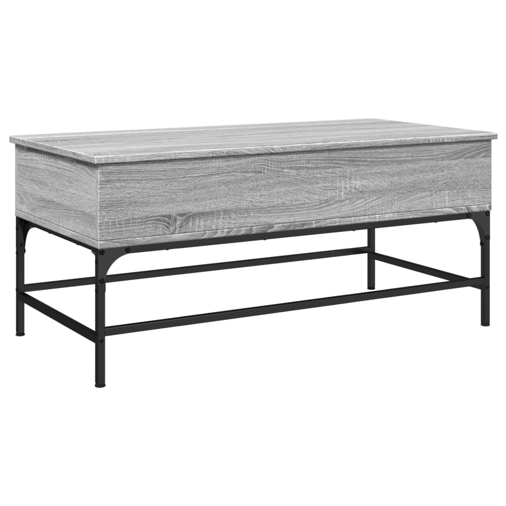  Coffee Table, Grey Sonoma Oak, 100x50x45 Cm