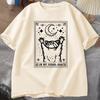 In My Feral Era Raccoon T Shirt Mystical Racoon Tshirt Tarot Card Print Tshirt Summer Cotton Short Sleeve Tee Shirt Unisex Clothes
