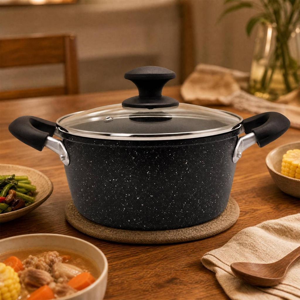 Nonstick Soup Pot Easy to Clean Cookware for Families