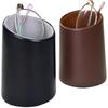 1PC Glasses Holder PU Leather Glasses Case, for Desktop or Bedside Table