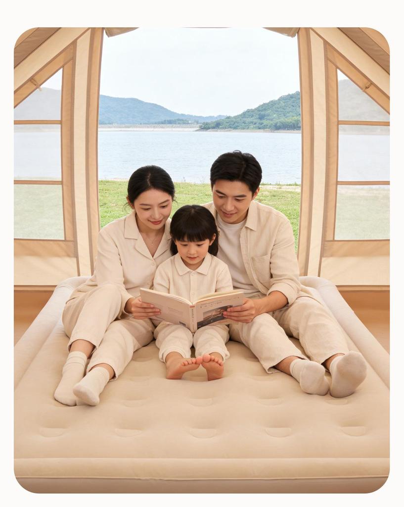 Outdoor Automatic Inflatable Tent with Thickened Camping Air Mattress