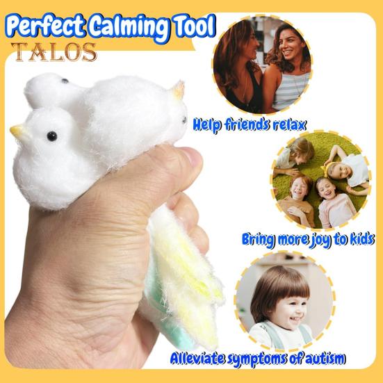 Bird Squeeze Toys Realistic Animal Stress Relief Sensory Toys Soft Fidget Toys Decompression Toy for Adults And Kids