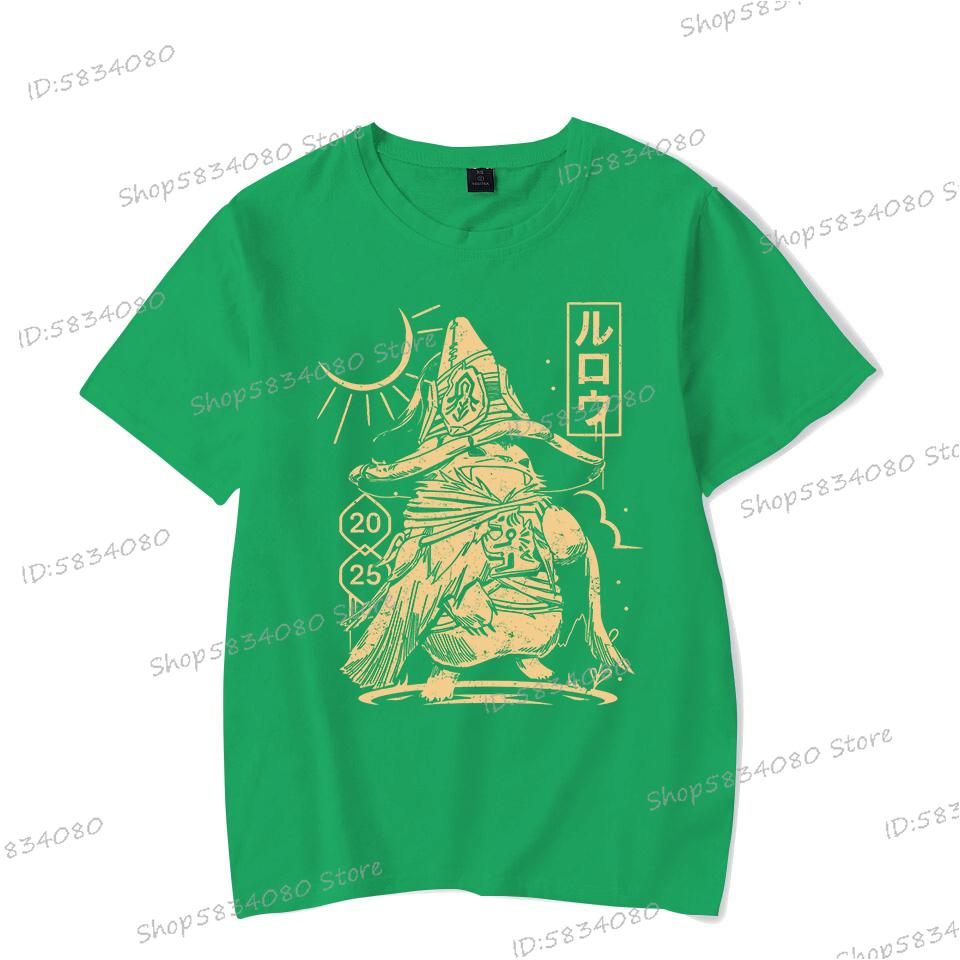 Unisexs Tshirts Monster Hunter Wilds Vintage Graphic Tee Gamer Funny Crewneck Short Sleeve Tee Gift Game Fans Fashion Casual Tops