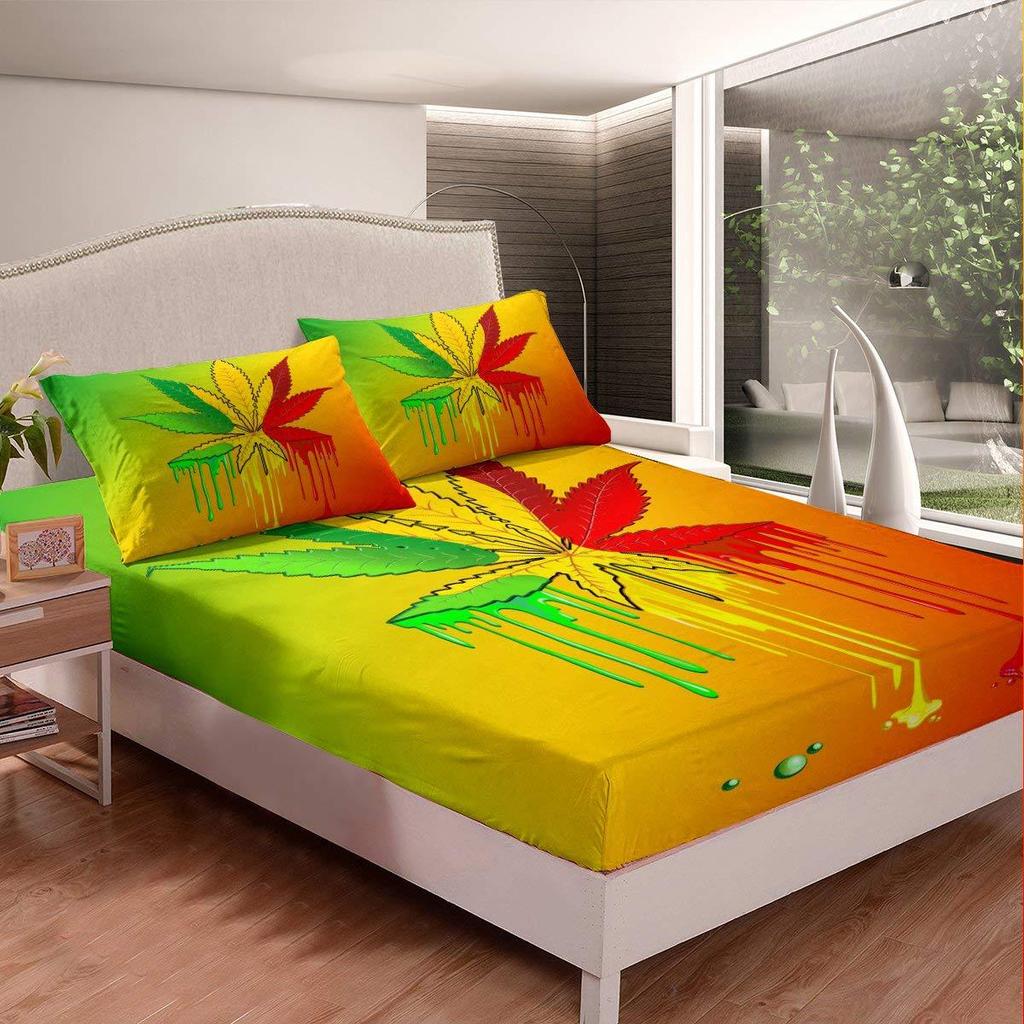 Car Vehicle Pattern Sheet Three-Piece Digital Printing Bedding Sheet Three-Piece Sheet Children Adults