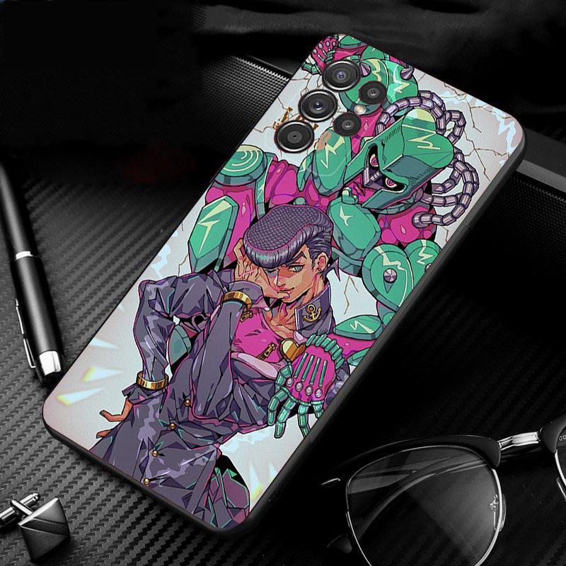Phone Case For Samsung Galaxy S26 S25 S24 S23 S22 S21 Ultra S24 S23 S22 S21 S25 Plus S24 FE Jojo jolyne and jotaro