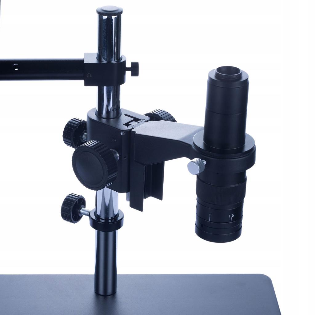 Rosfix Mikroskopický set Earth Pro MCEP-0.5X – Vysoká kvalita optiky | Zoom 7x-45x | Nastavitelný 56xLED osvětlovač a kamera Tucana