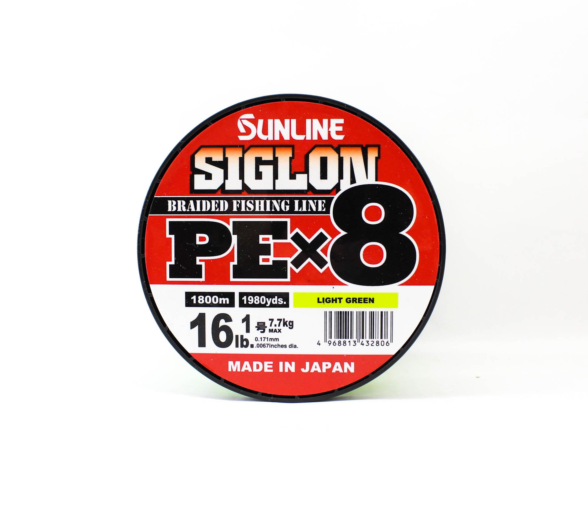 

Sunline P.E Line X8 Siglon 1800M P.E 1 16LB Lime Green (2806) зеленый лайм