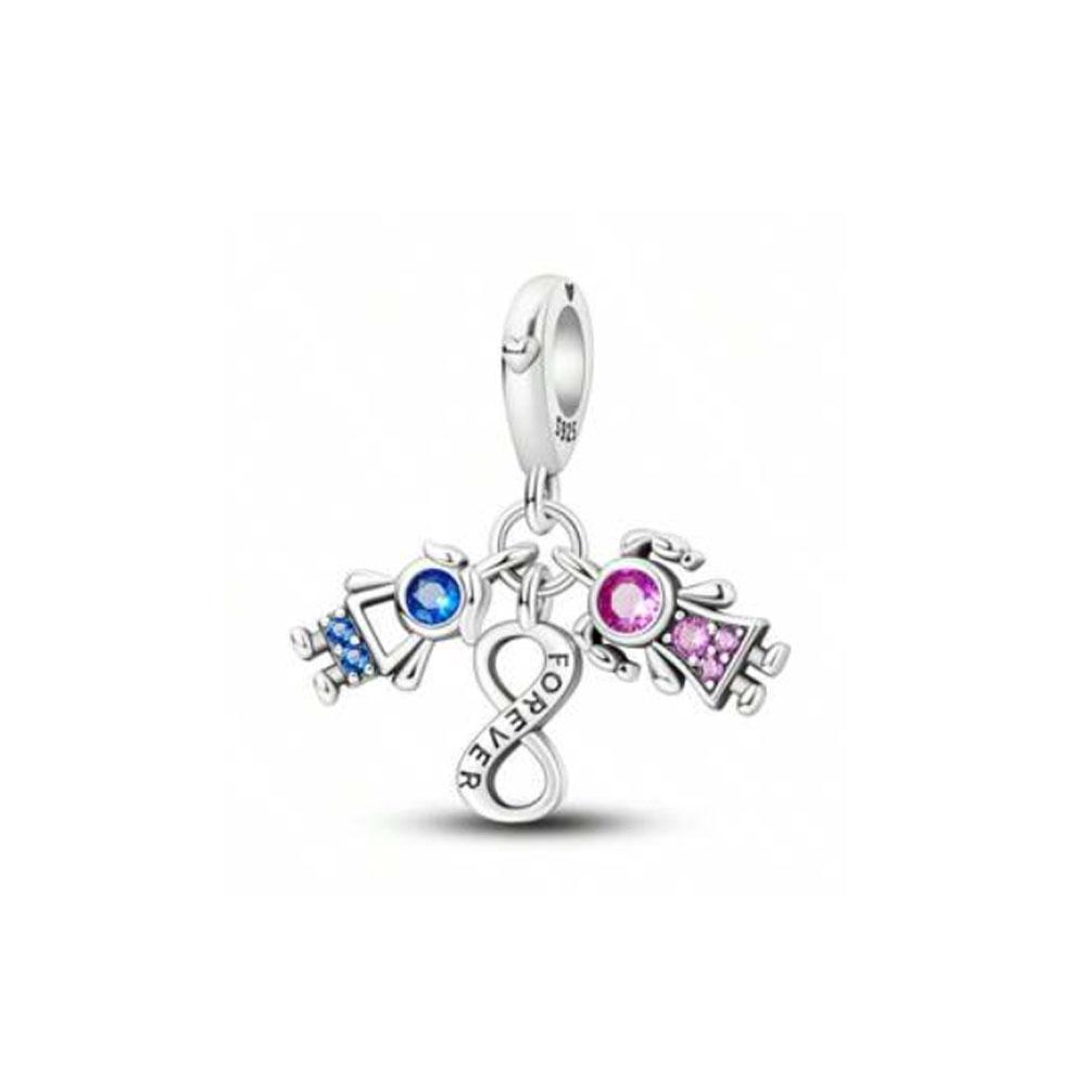 Pink 925 Sterling Silver Ladybug Lotus Perfume Bottle Charms Pendant for Bracelet DIY Women Jewelry