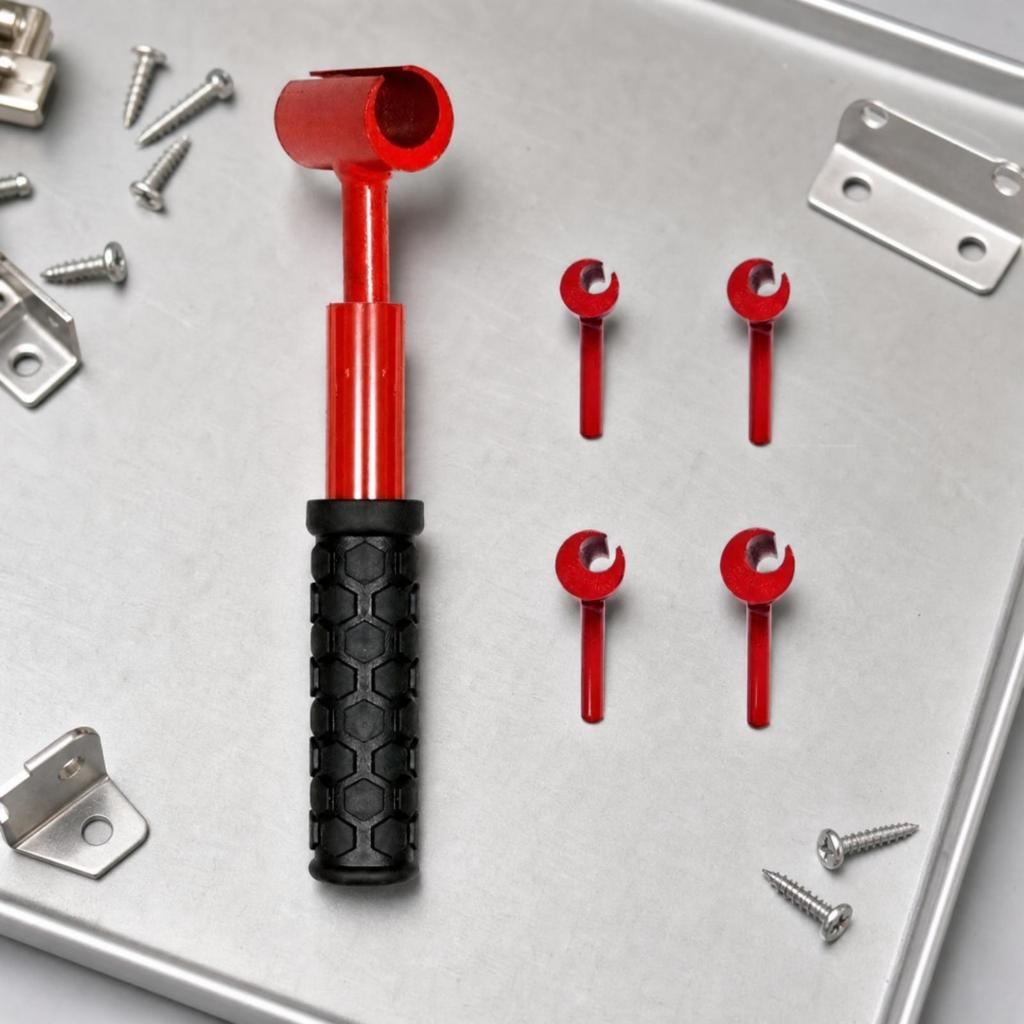 Door-Hinge Adjustment Wrench Ergonomic for Homeowners, Carpenters