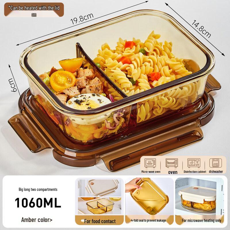 Microwave Safe Glass Bento Box