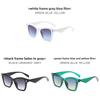 Cat Eye Sunglasses Oversized Black Frame With Gradient Gray Lenses For Stylish Outings