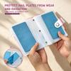Soft Cover Nail Stamping Plate Holder Dustproof Organizer  For Square Round Plates