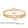 Trendy European Hot-Selling Japanese Korean Style Pig Nose Stainless Steel Women's Bracelet