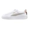 Puma Basket Platform Euphoria Synthetic Leather Low-Top Sneakers Women Sneakers White 366814-02