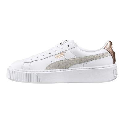 Korbplattform Euphoria Synthetikleder Low-Top Sneaker Damensneaker Weiß 366814-02