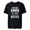 Proud Mom of Three Awesome Boys Print T-Shirt / Hoodie / Sweatshirt Mother's Day