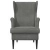 Armchair Dark Grey Velvet