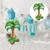 VICASKY Palm Tree Balloons, 3-Piece Set, Large Inflatable Foil Balloons for Hawaiian Party Decorations, 52x37x64 Inches, for Indoor and Outdoor Use