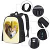 Doggo Stickers : Corndog Pattern Design Bag Student's Backpack Dogs Lobster Corgi Corgis Dog Lover Puppy Memes Reddit Funny