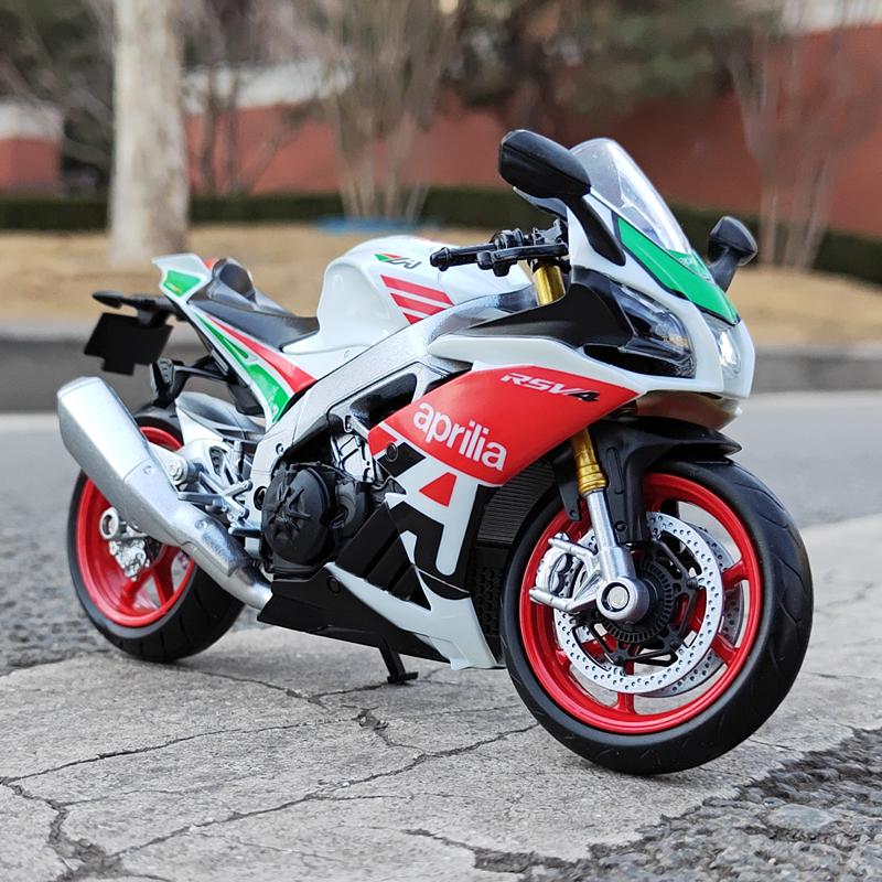 1:12 Aprilia Rsv4 Rr1000 Aleación Modelo de Motocicleta Juguetes de Coche Diecast Para Niños Regalo de Cumpleaños Juguetes para Niños Coche Favorito Festival