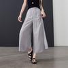 SOFSIL Women's Summer Thin Wide-Leg Cropped Pants