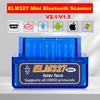 Mini ELM327 V1.5/V2.1 Scanner OBD2 Bluetooth Lettore Codici Strumenti Diagnostici Auto Controllo Spia Motore Rilevatore Guasti Auto